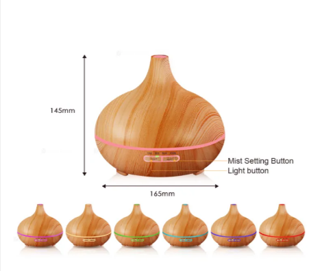 The Calm Maker — Wood Grain Aromatherapy Diffuser