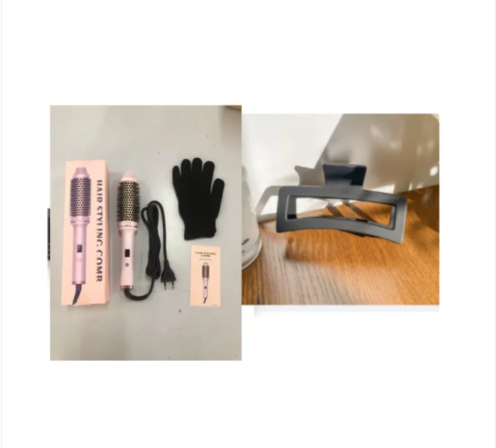 2-in-1 Hair Curler & Straightener — Negative Ion Styling Tool
