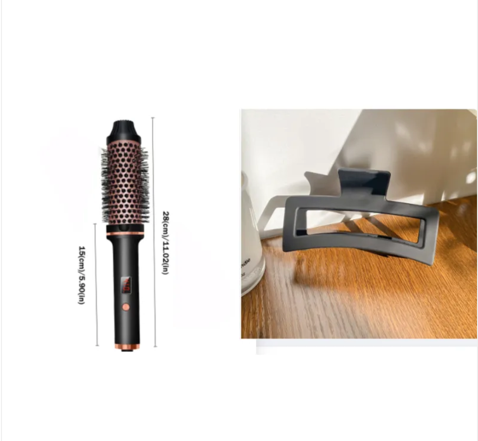 2-in-1 Hair Curler & Straightener — Negative Ion Styling Tool