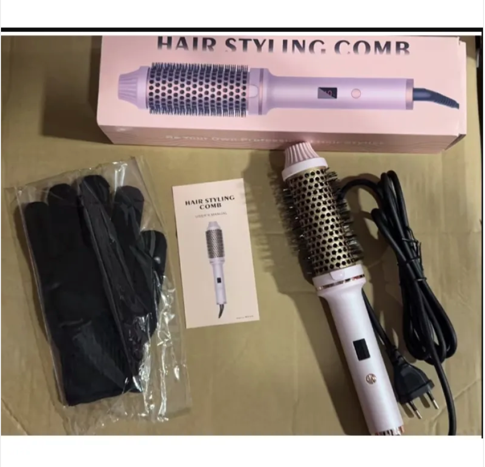 2-in-1 Hair Curler & Straightener — Negative Ion Styling Tool