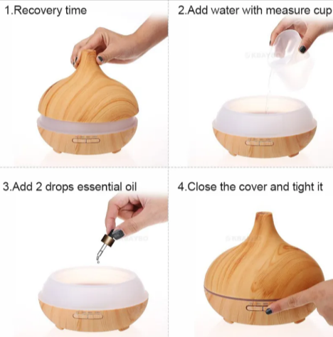 The Calm Maker — Wood Grain Aromatherapy Diffuser
